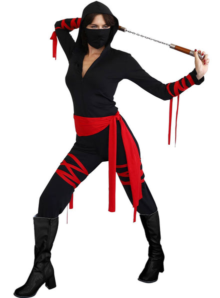 Image of Masked Japanese Ninja Sexy Womens Costume