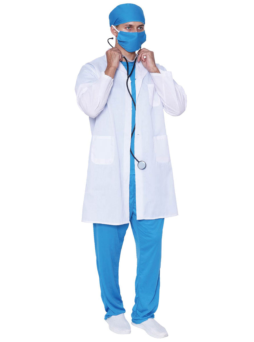 Alternative image of Surgical Doctor Lab Coat Mens Costume