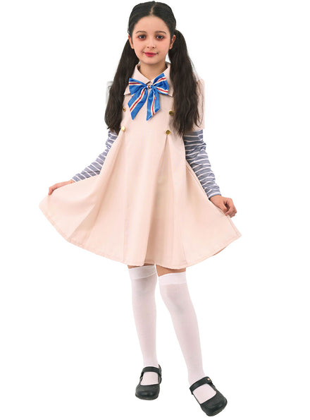 Main Image of Creepy Doll Girls Halloween Costume