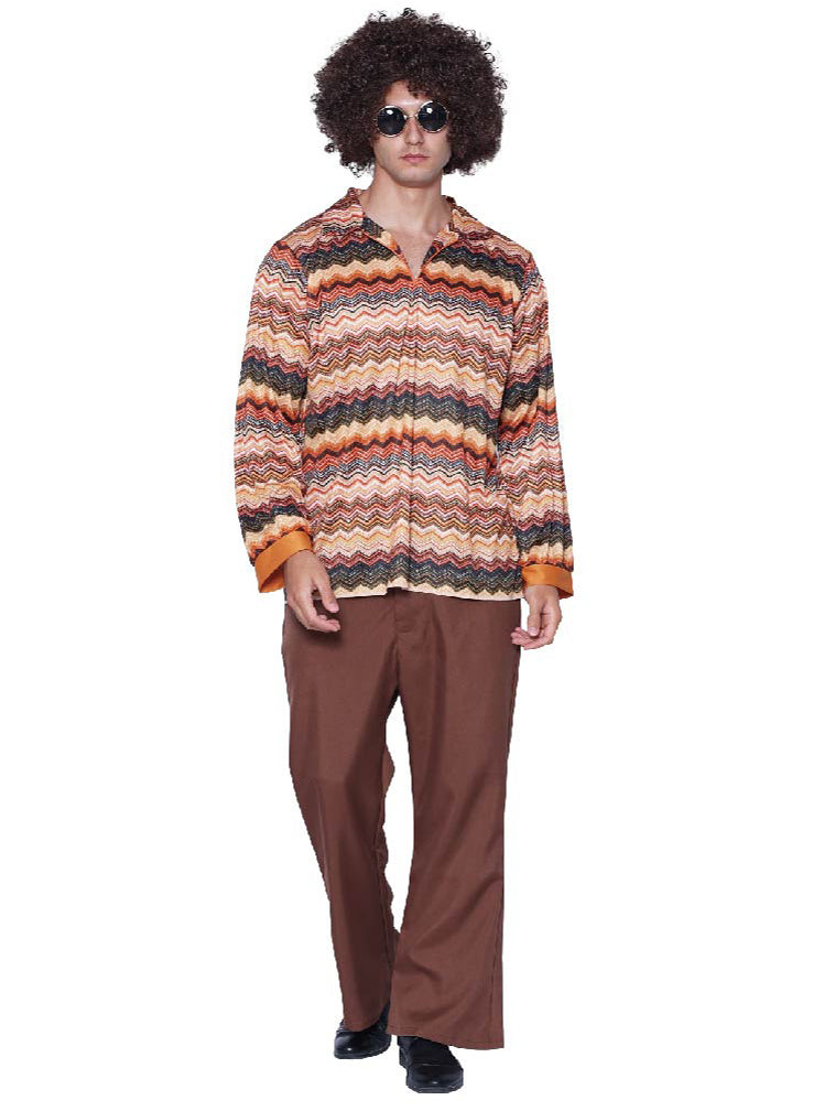 Alternative image of Retro 70s Brown Mens hippie Costume