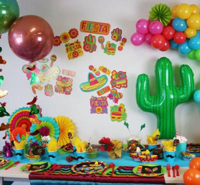 Image of Mexican party supplies