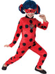 main image of Miraculous Ladybug Deluxe Girls Costume And Wig Set