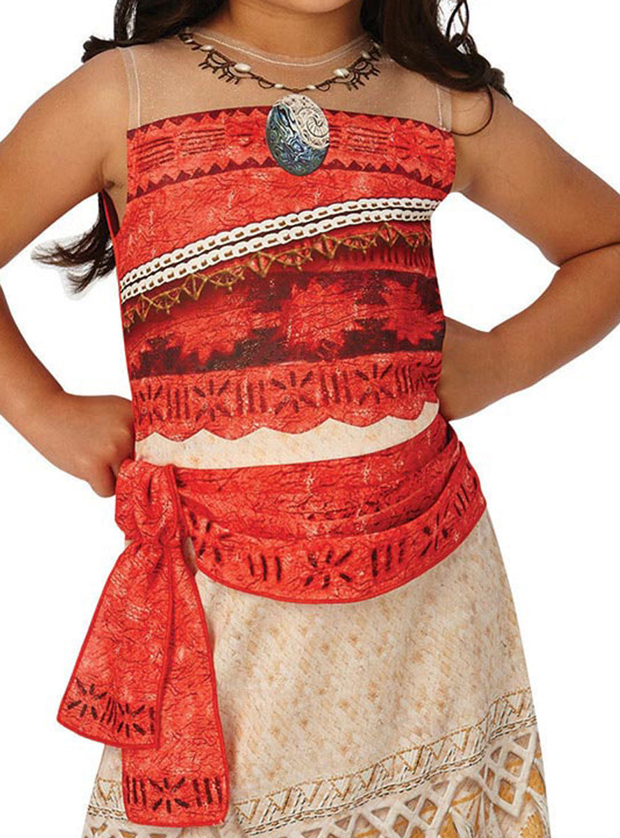 Moana Classic Girls Disney Costume - Close Image