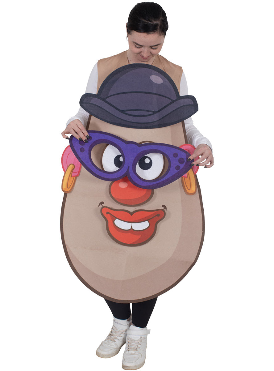 Adults Mr Or Mrs Potato Head Convertible Costume - Womens Image