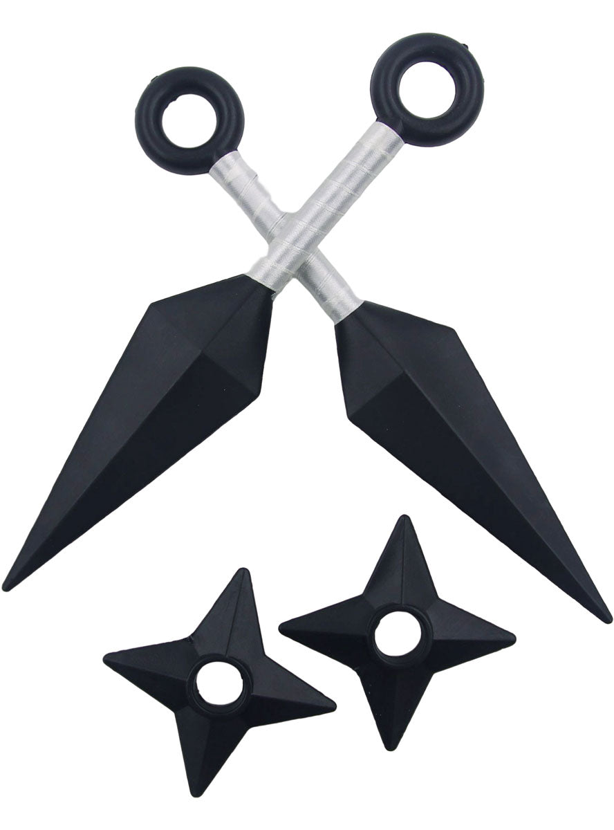 Ninja Daggers And Throwing Stars | Ninja Costume Weapon Set