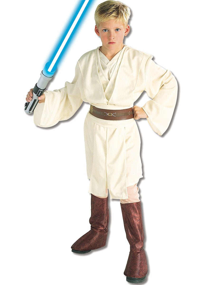 Main image of Obi Wan Kenobi Boys Deluxe Star Wars Costume