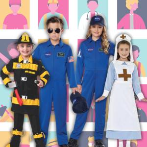 Image of kids in occupational costumes