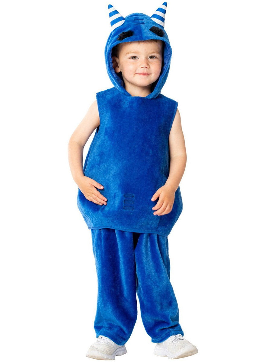 Main image of Oddbods Toddler Boys Blue Pogo Monster Costume