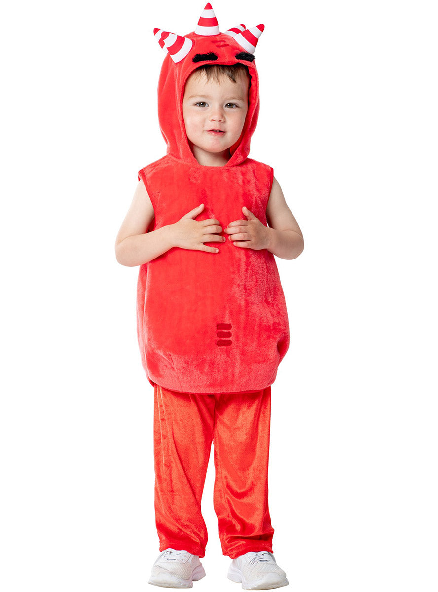 Main image of Fuse Red Monster Toddler Boys Oddbods Monster Costume