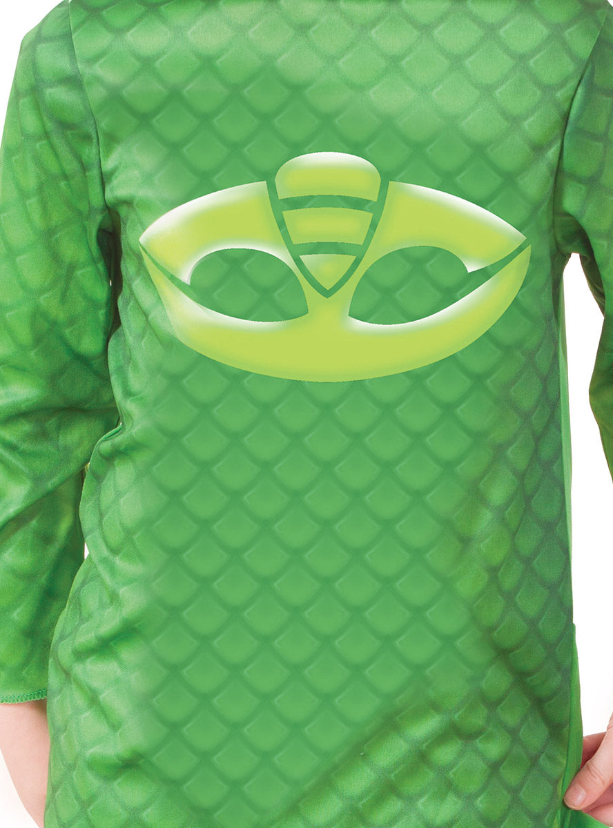 Gekko Boys Green PJ Masks Character Costume - Close Image