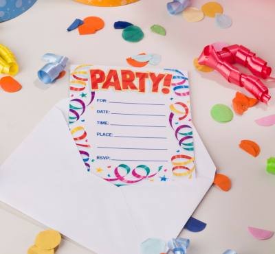 Image of a party invitation