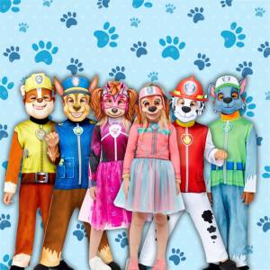 Image of kids in Paw Patrol costumes