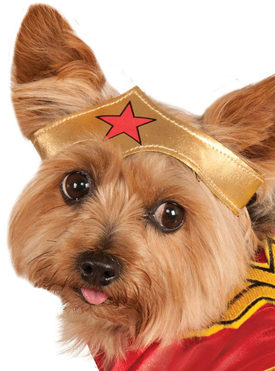 Image of Wonder Woman Pet Dog Costume - Close Image 2