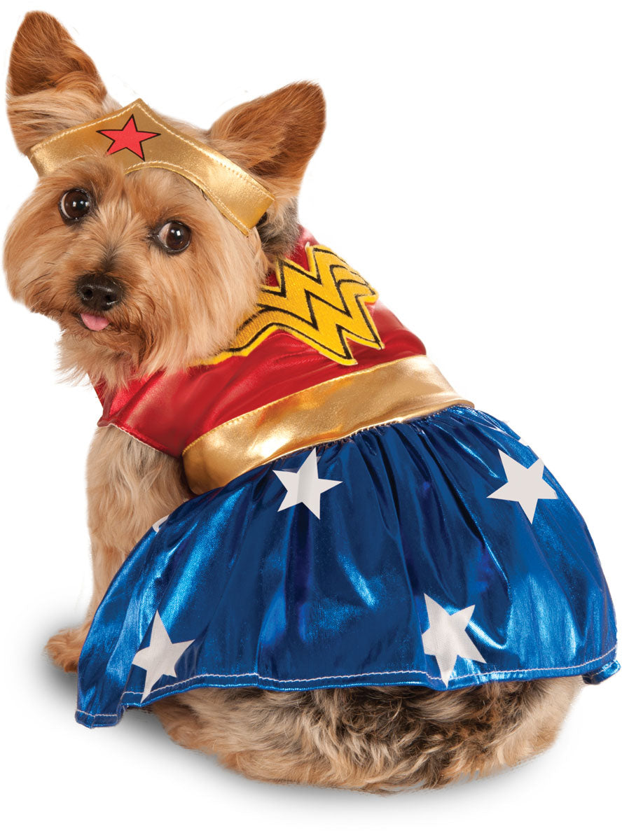 Image of Wonder Woman Pet Dog Costume - Main Image