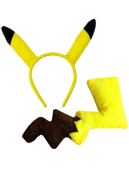 Main Image of Electric Mouse Kids Yellow Headband and Tail Accessory Set