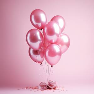 Image of pink balloons