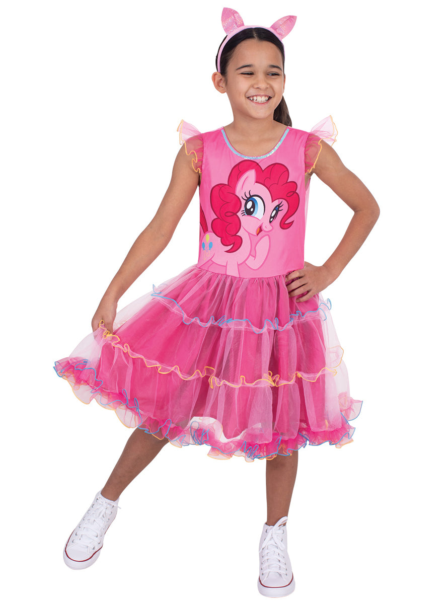 My Little Pony Girls Pinkie Pie Costume - Alternative Image 1