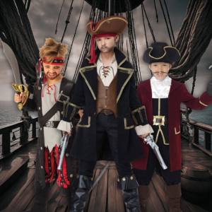 Image of boys in pirate costumes