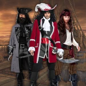 Image of men in pirate costumes