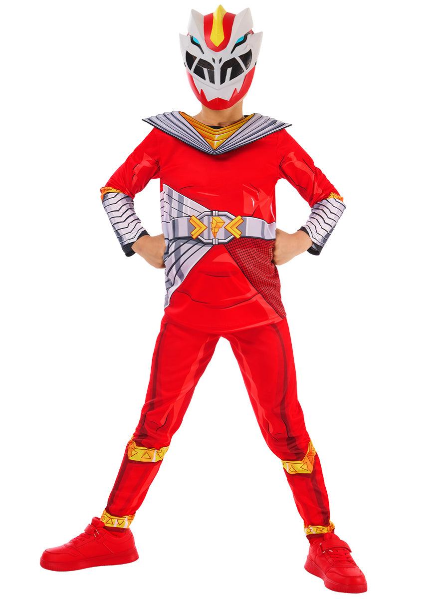 Cosmic Fury Girls Red Power Ranger Costume - Main Image