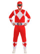 Red Ranger Deluxe Mens Power Rangers Costume - Main Image