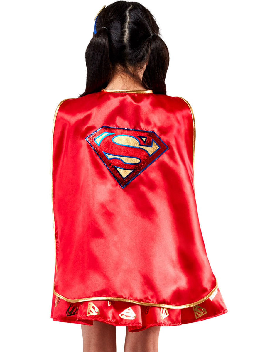 Back Image of DC Comics Premium Supergirl Girls Superhero Costume