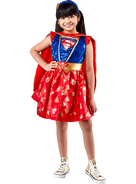 Main Image of DC Comics Premium Supergirl Girls Superhero Costume