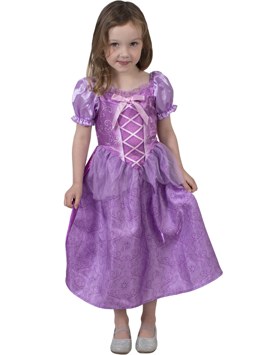 Rapunzel Girls Filagree Disney Princess Costume - Alternative image 1