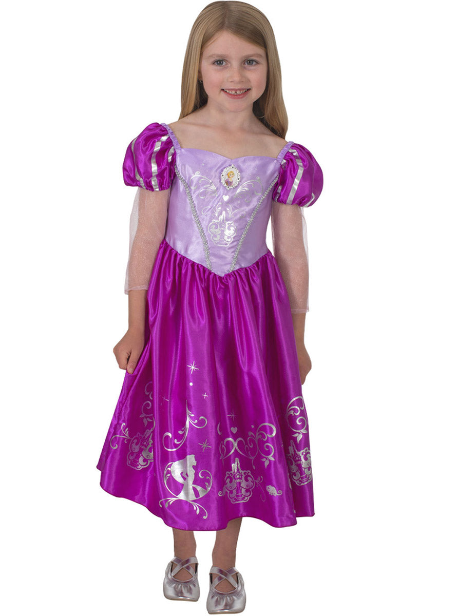 Alternative image of Tangled princess Rapunzel Girls Disney Princess Costume With Cloak