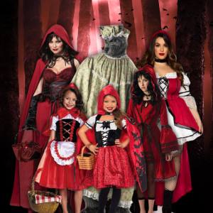 Image of people in Red Riding Hood costumes