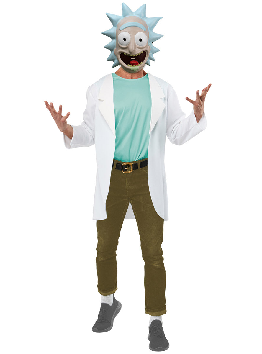 Image of Rick and Morty Mens Rick Costume - Alternate Front Image