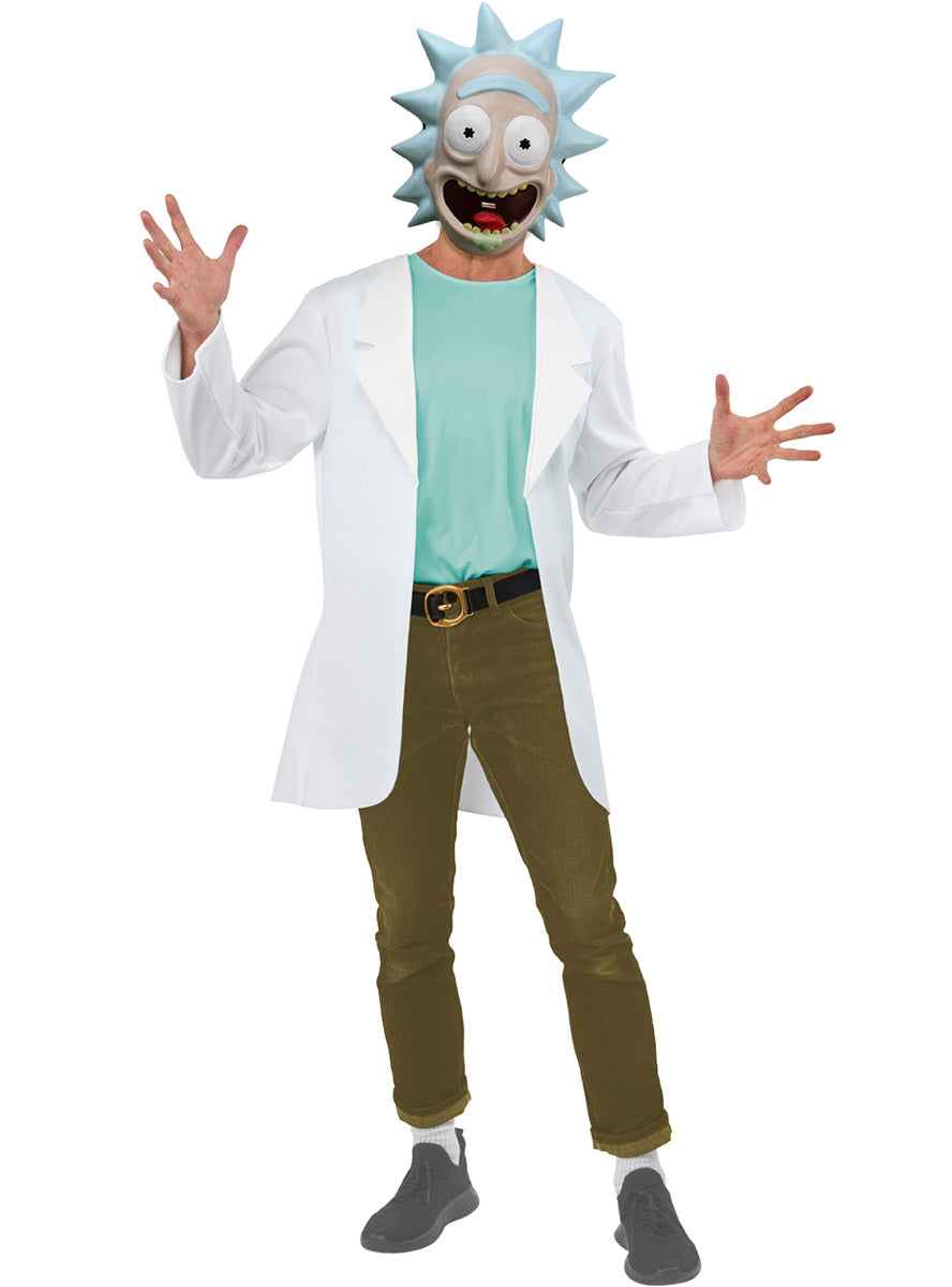 Image of Rick and Morty Mens Rick Costume - Front Image