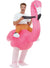 Image of Ride On Inflatable Flamingo Adults Costume - Main Front View