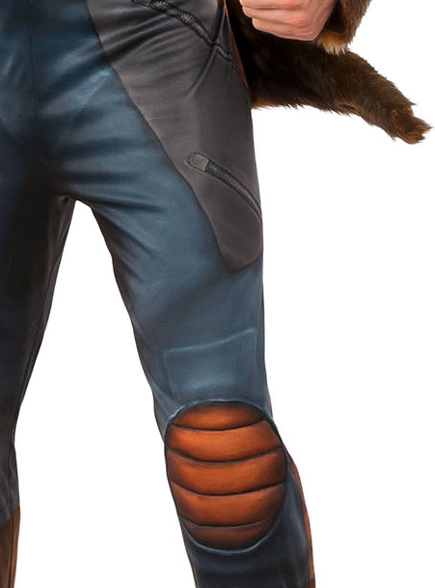 Image of Rocket Raccoon Deluxe Mens Costume - Close Image 2