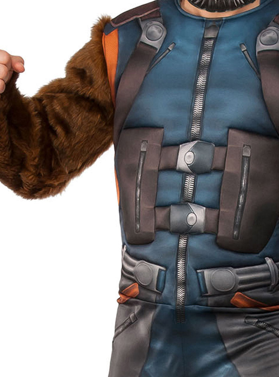 Image of Rocket Raccoon Deluxe Mens Costume - Close Image 1