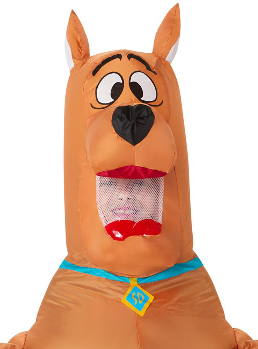 Image of Inflatable Scooby Doo Kids Costume - Close Image 1