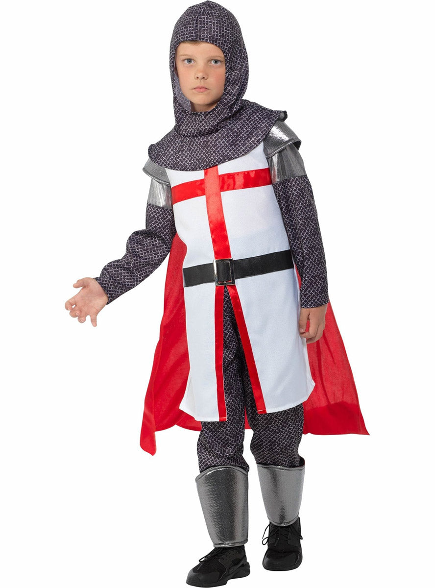 Image of Sir Lancelot Medieval Knight Boys Costume - Alternate Image