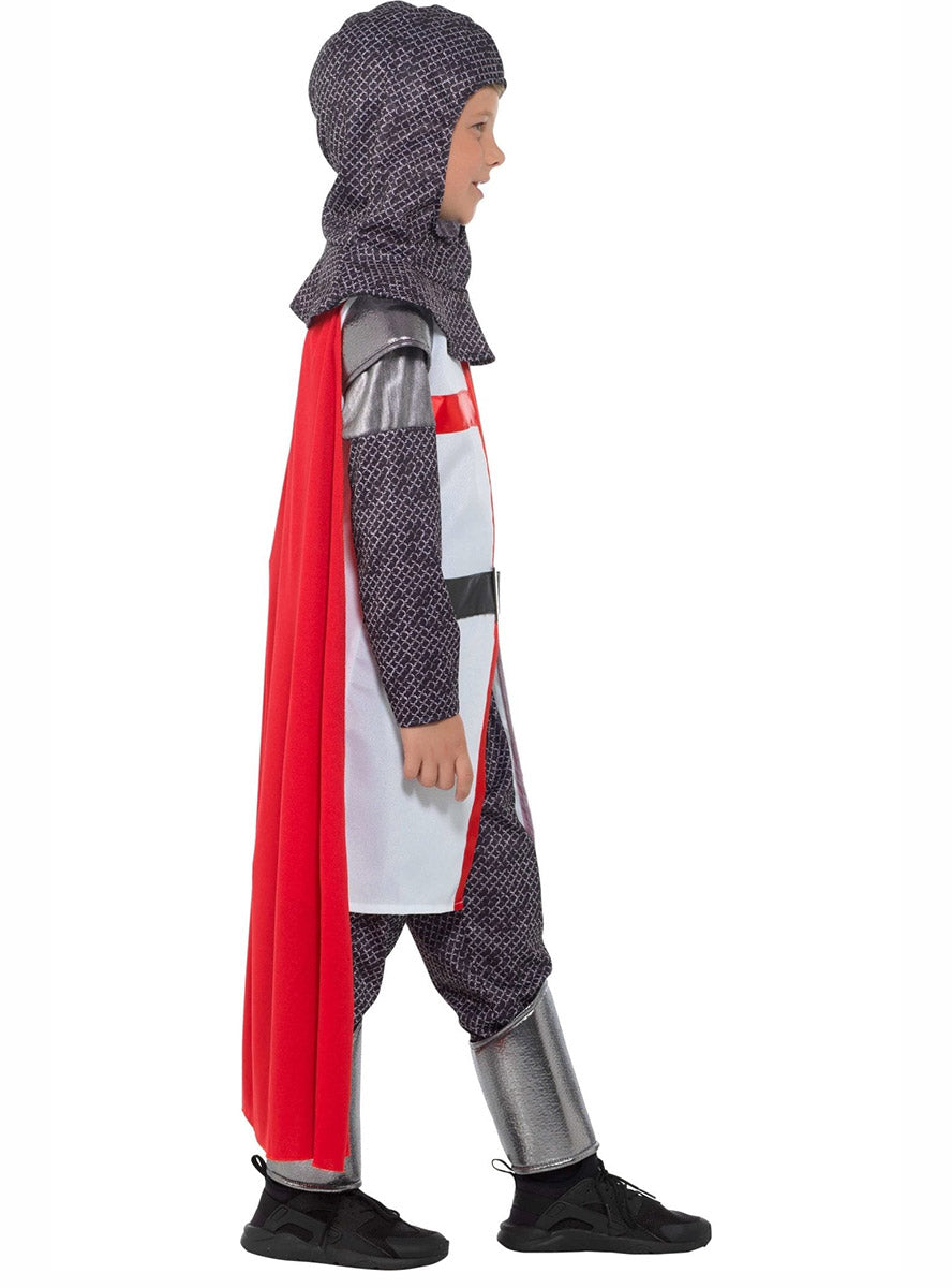 Image of Sir Lancelot Medieval Knight Boys Costume - Side Image