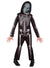 Boys Black And White Skeleton Jumpsuit Halloween Costume - Main Image