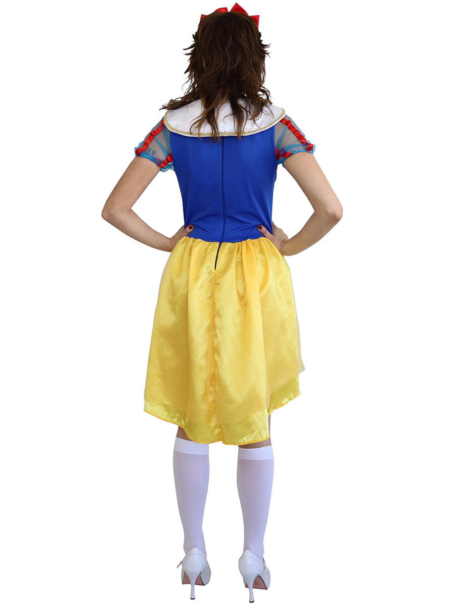 Back image of Classic Snow White Womens Fairytale Costume