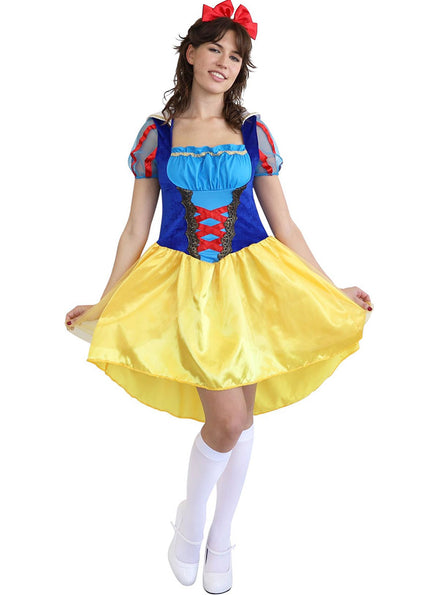 Main image of Classic Snow White Womens Fairytale Costume