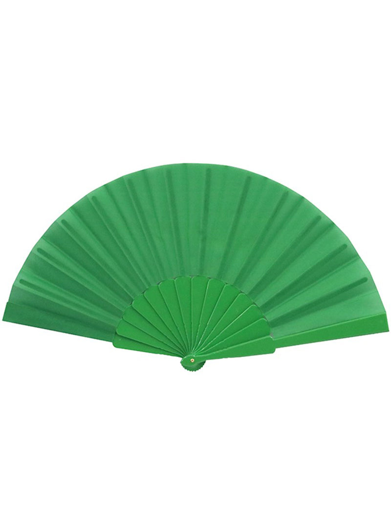 Main image of Solid Green Hand Held Costume Fan