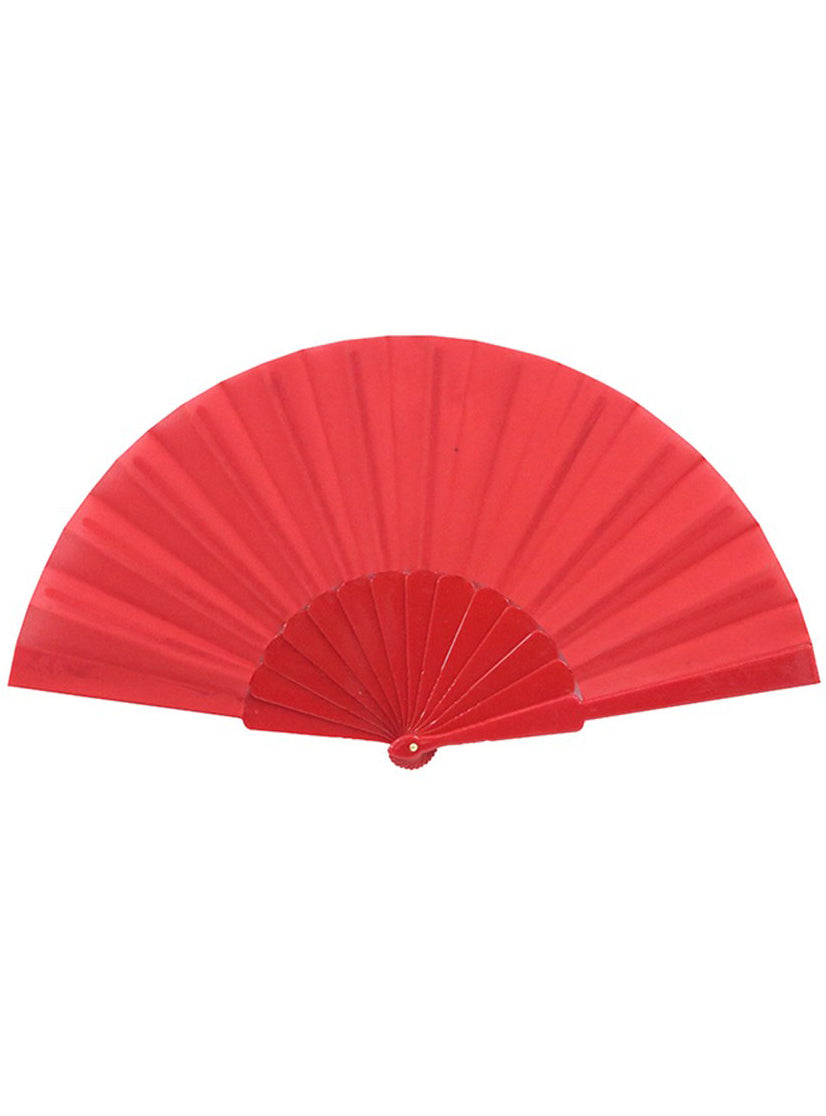 Main image of Solid Red Hand Held Costume Fan