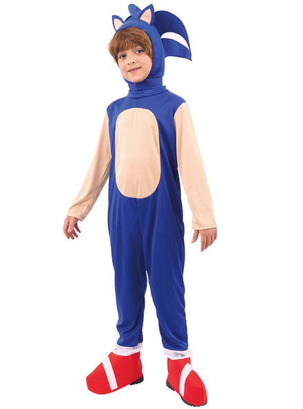 Main image of Blue Hedgehog Boys Gamer Costume