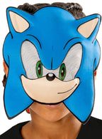 Kids Sonic The Hedgehog Blue Foam Costume Mask - Main Image