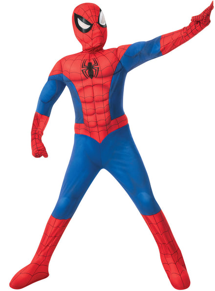 Spiderman Boys Premium Muscle Chest Superhero Costume - Main Image