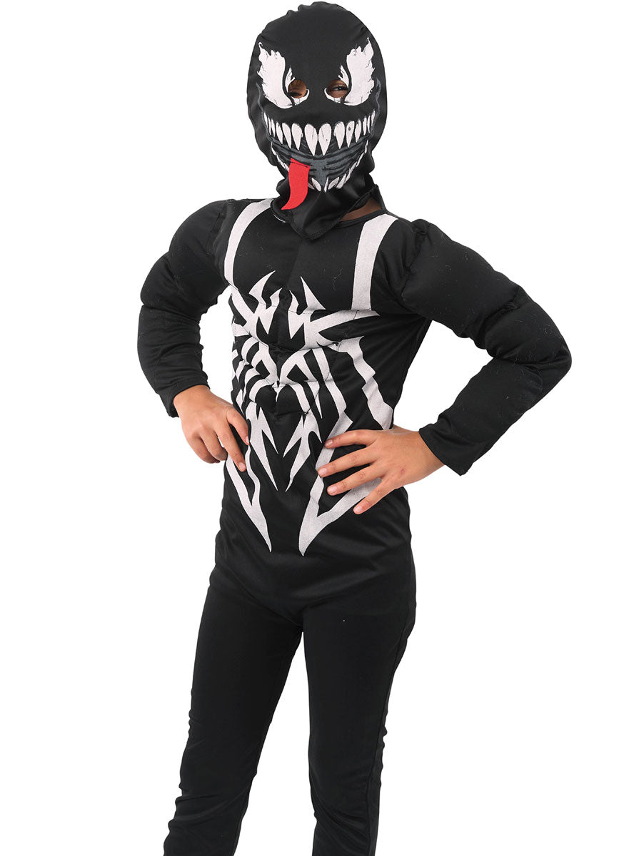 Close Image of Boys Venomous Spider Comic Book Costume