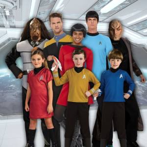 Image of people in Star Trek costumes