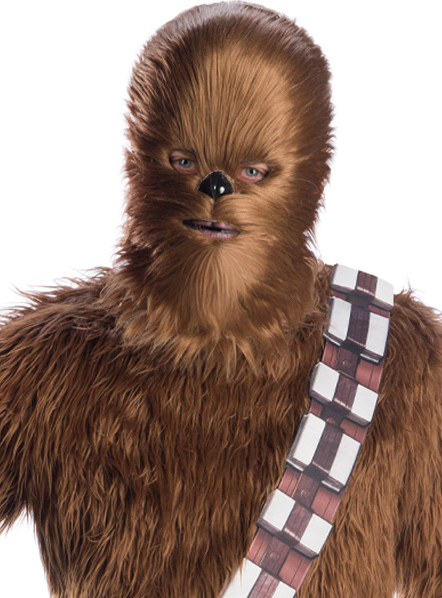 Mask Image of Furry Chewbacca Deluxe Mens Star Wars Costume