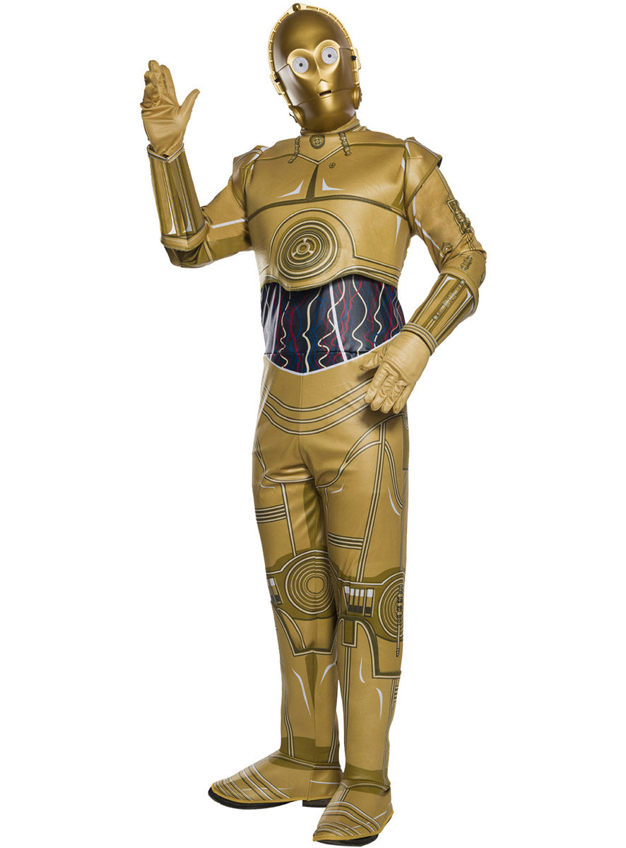 Image of Star Wars Mens C3PO Droid Costume - Main Image